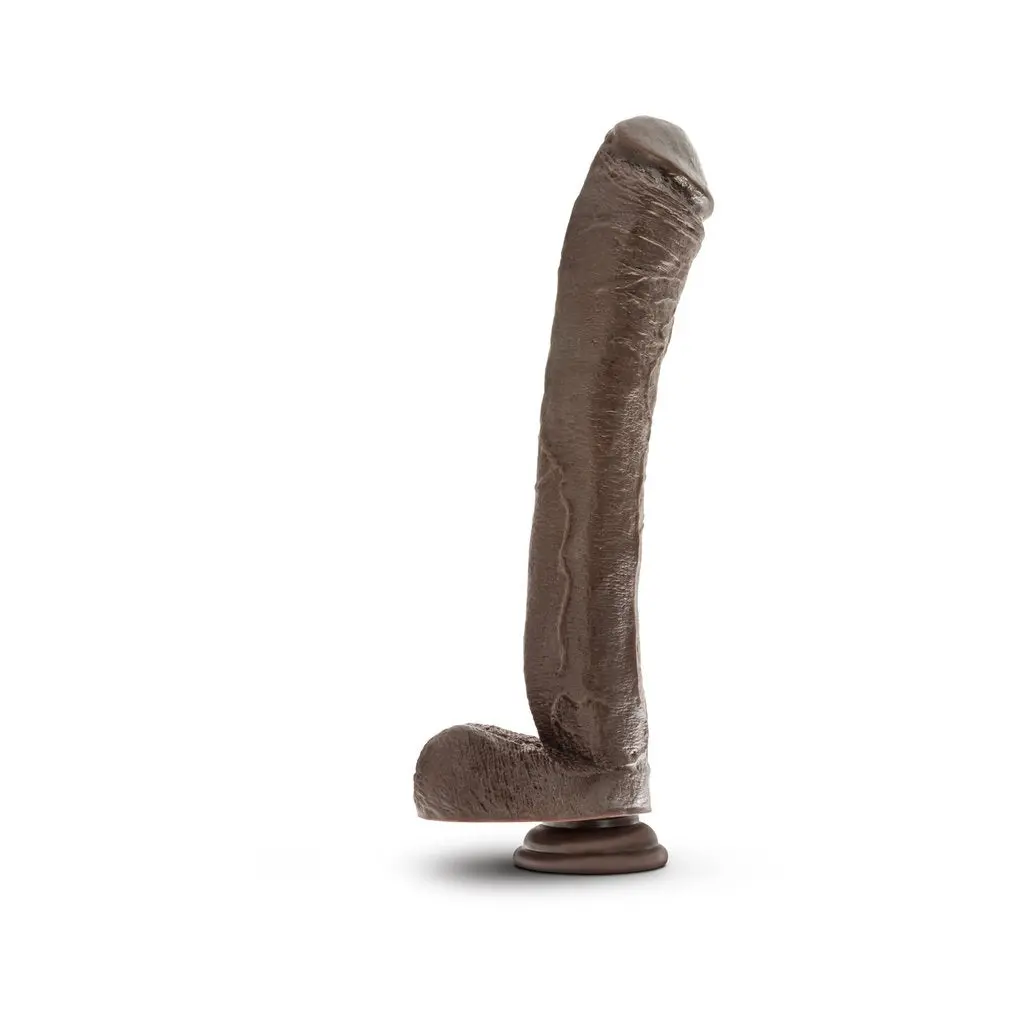 Dr. Skin - Mr. Ed 13In Dildo With Suction Cup - Chocolate 1
