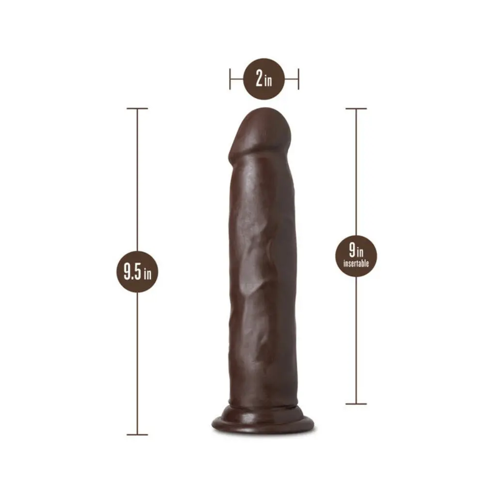 Au Naturel - Jackson - 9 In Dildo - Chocolate 2