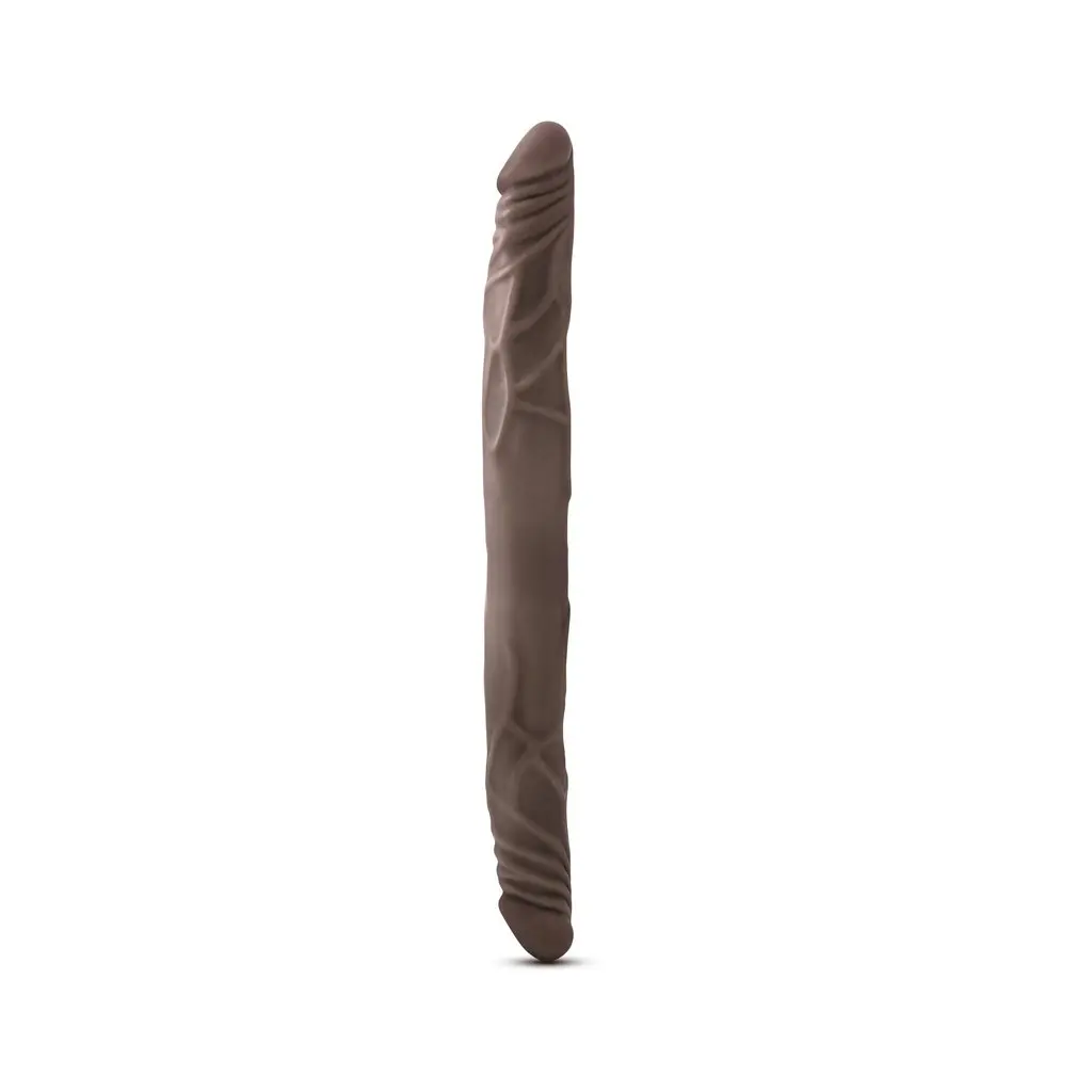 Dr. Skin - 14In Double Dildo - Chocolate 1