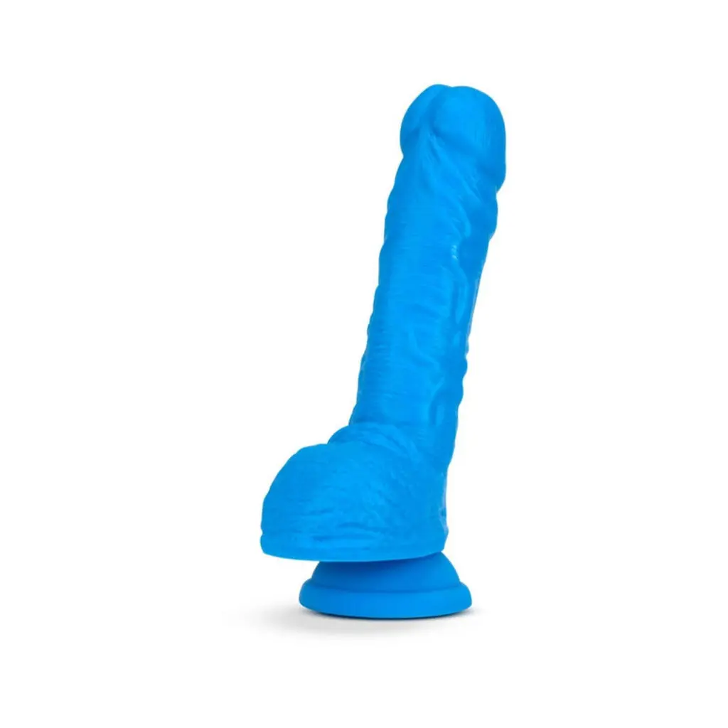 Neo Elite - 9 In Silicone Dual Density Dildo With Balls 1