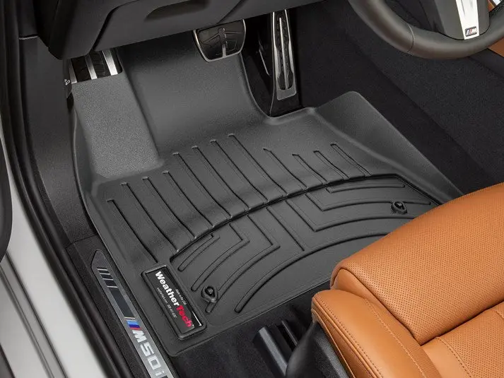Alfombra Weathertech Bandeja Floorliner 1 Y 2 Fila Para Bmw X5 2019+ En Color Negro 1