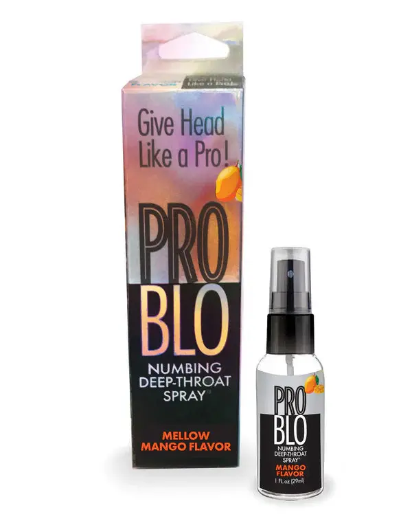 Pro Blo Deep Throat Numbing Spray- Mango 1
