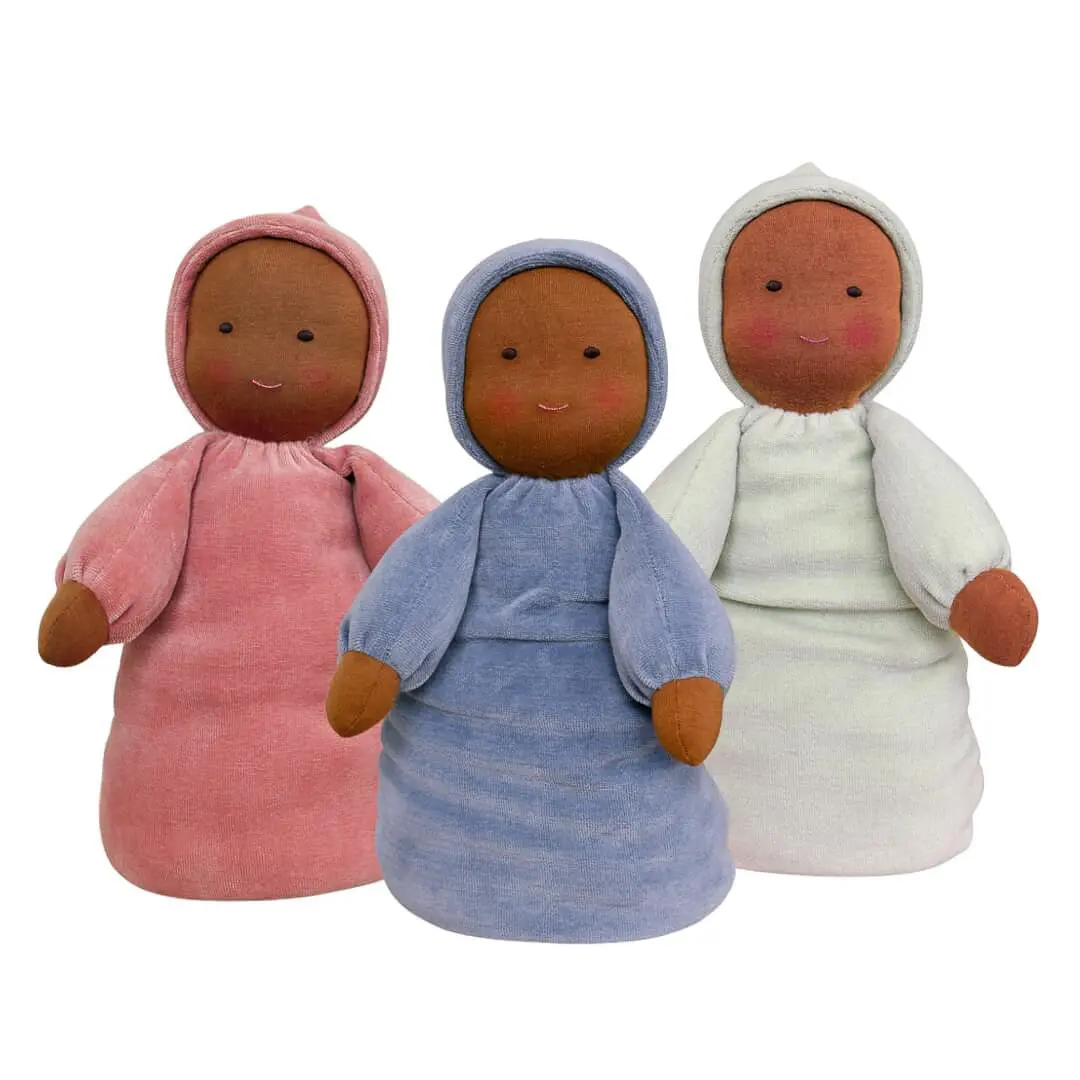 Bella Luna Waldorf Doll - Dark Skin Tone 1