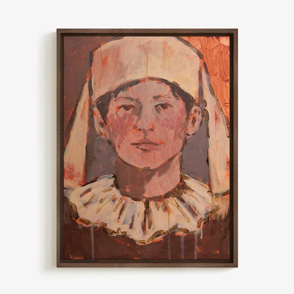 Brown Portrait With Veil – "Front Row" 1