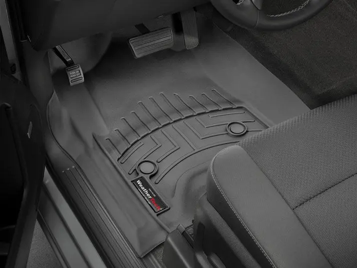 Alfombra Weathertech Floorliner Para Chevrolet Tahoe / Gmc Yukon 2015-2020. Kit Con Bandeja Floorliner 1Ra 2Da Y 3Era Fila En Color Negro 1