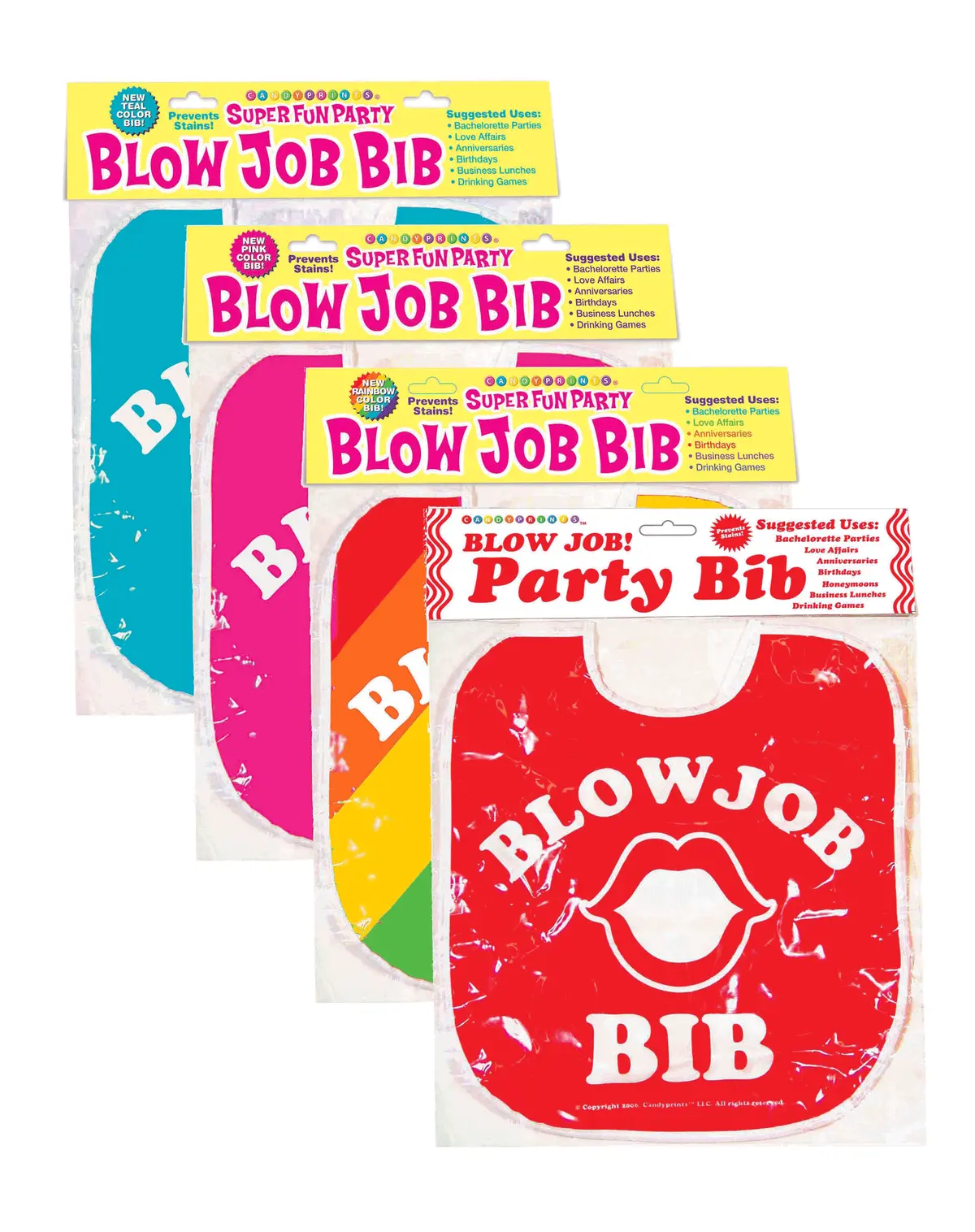 Blow Job Bib- Pink 1