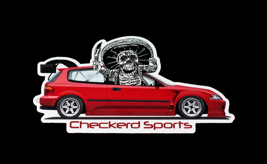 Cs Eg4 Calavera Sticker - Large 1