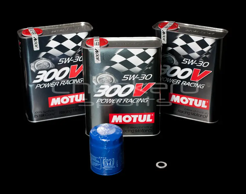 Cs Motul 300V 5W30 Oil Change Kit - Honda K20 1