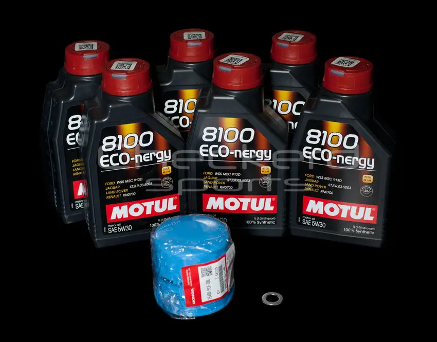 Cs Motul 8100 5W30 Oil Change Kit - Honda S2000 1