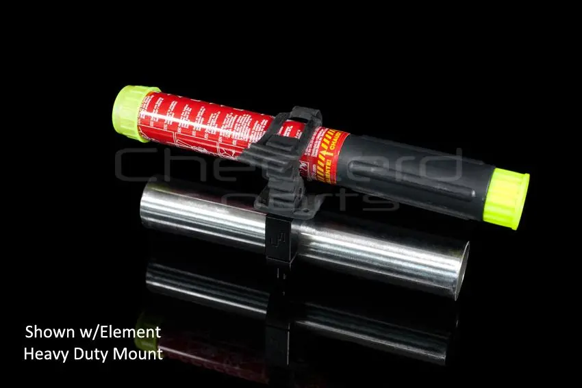 E50 Fire Extinguisher W/Cs Tube Clamp And Rugged Mount 1