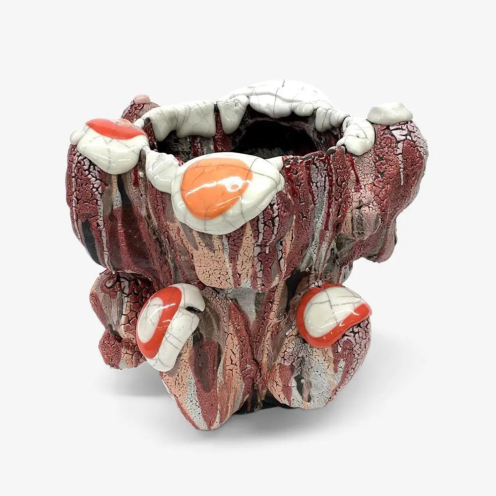 Cave Vessel: Pink And Grey 1