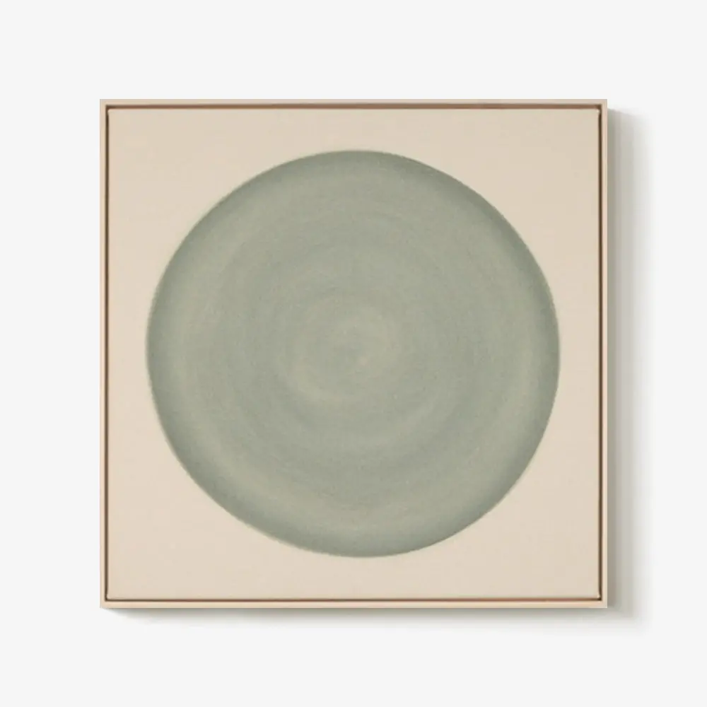 Circle In Grey Sage No. 4 1