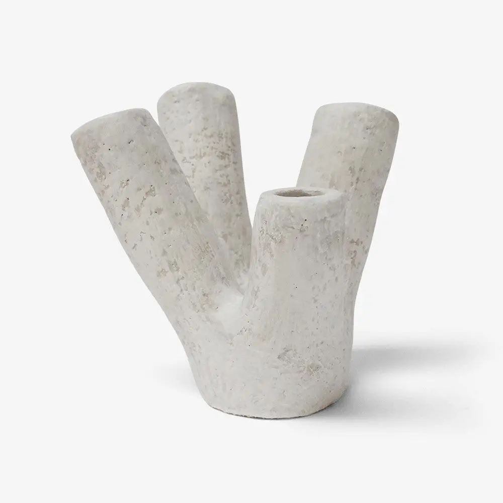 Coral Vase: Matte White 1