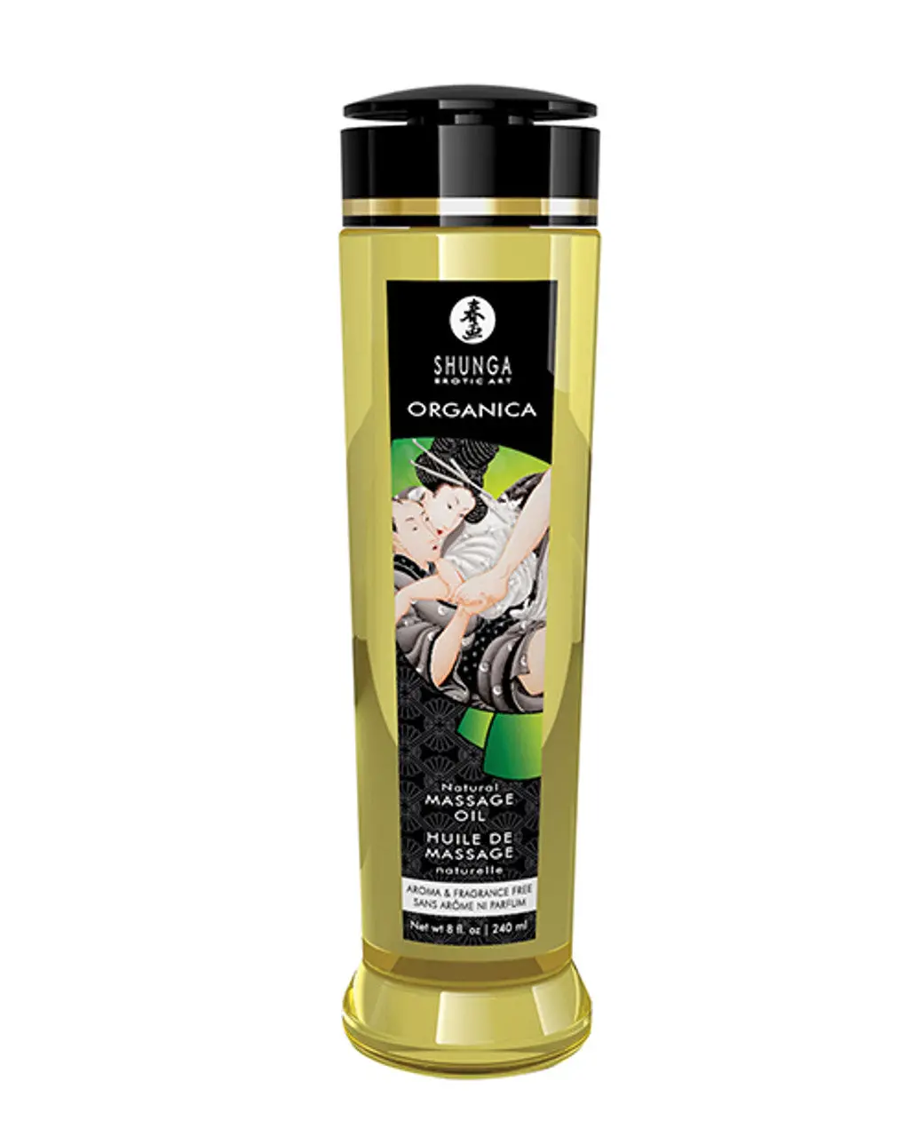 Shunga Organica Kissable Massage Oil - 8 Oz Natural 1