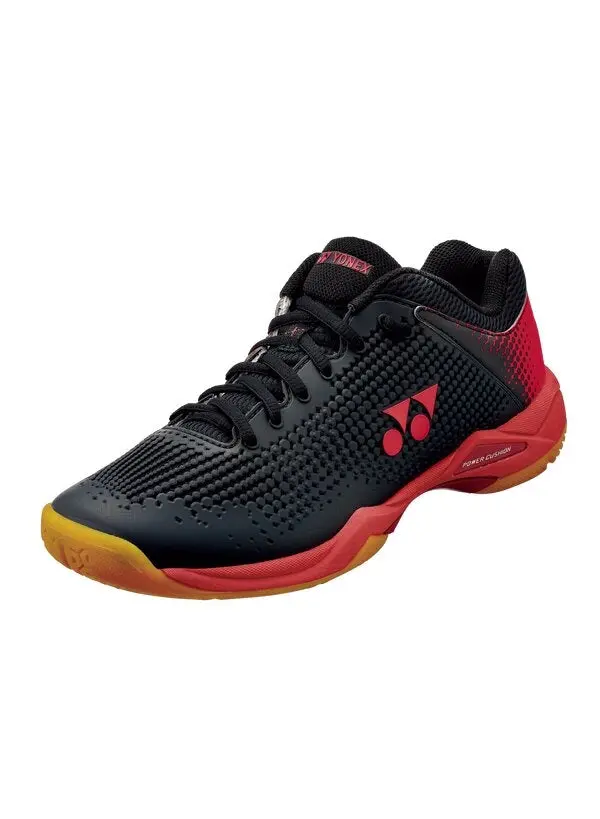 Yonex Power Cushion Eclipsion X2 Unisex Badminton Shoes (Black/Red) 1