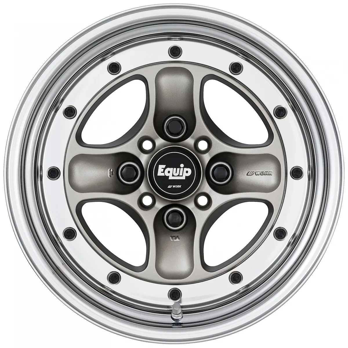 Work Equip 40 - 15" Wheels - Brut Silver 1