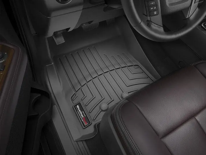 Alfombra Weathertech Bandeja Floorliner Para Lincoln Navigator / Ford Expedition El 2011-2017 En Color Negro 1