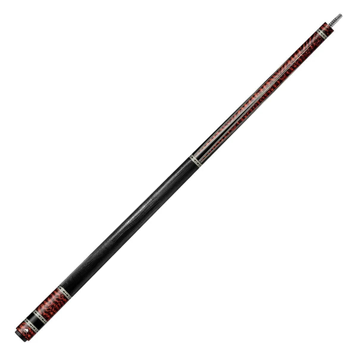 Rhino Retrô Cue Butt - Snake - Lizard Embossed Microfiber Leather Wrap & Point 2