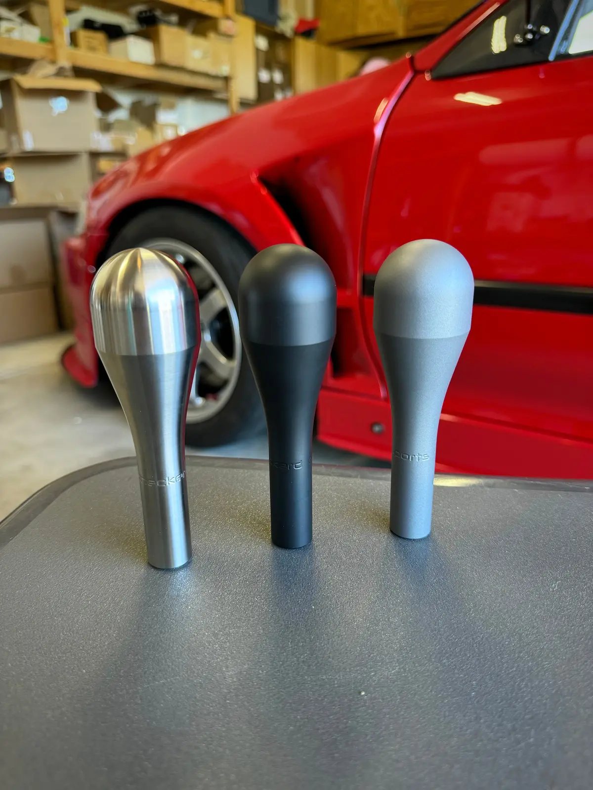 Shift Knob - Extended Weighted Stainless 1