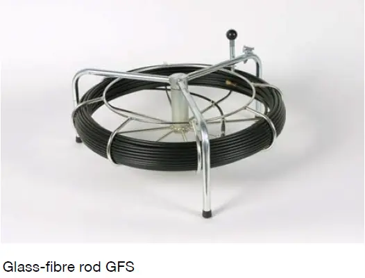 Sewerin Glass-Fiber Probe Rod For Locating Pvc And Plastic Pipe, 100M (328') On Reel 1