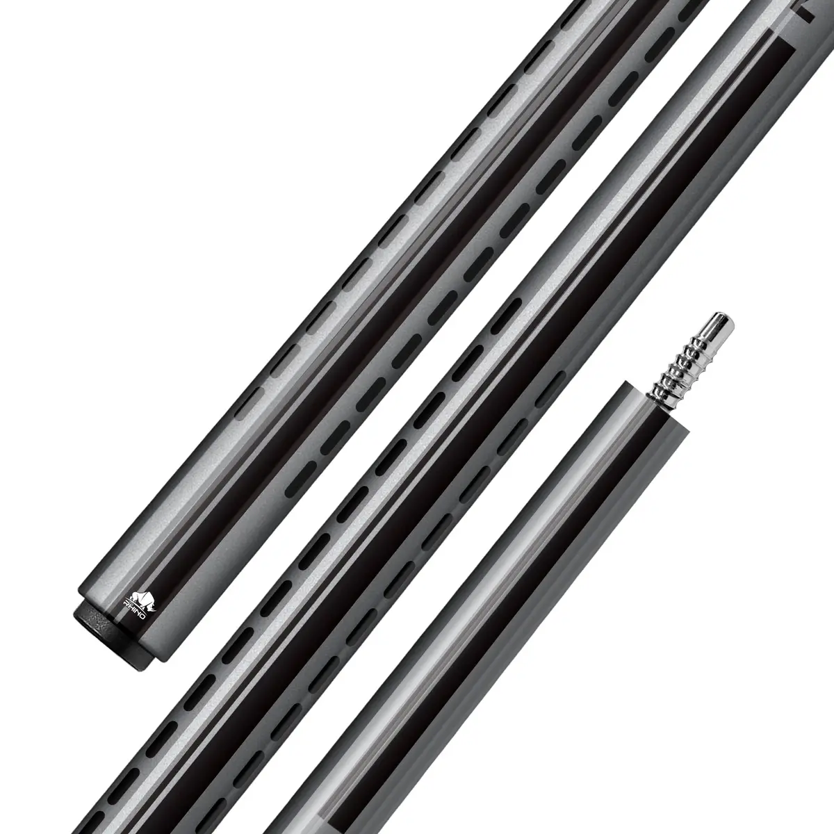 Nebula 2 Cue Butt - Charcoal Gray - Wrapless 1