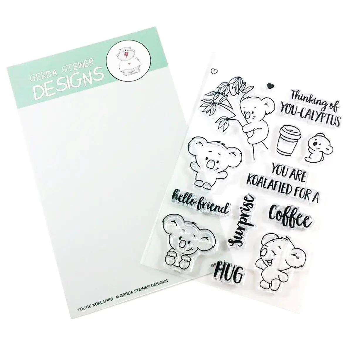 You're Koalafied 4X6 Clear Stamp Set - Gsd534 1