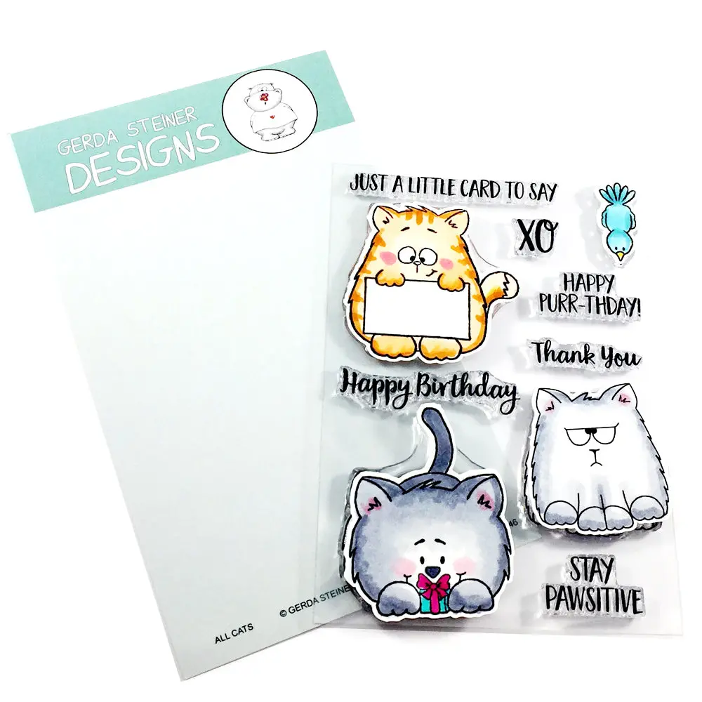 All Cats 4X6 - 4X6 Clear Stamp - Gsd546 1