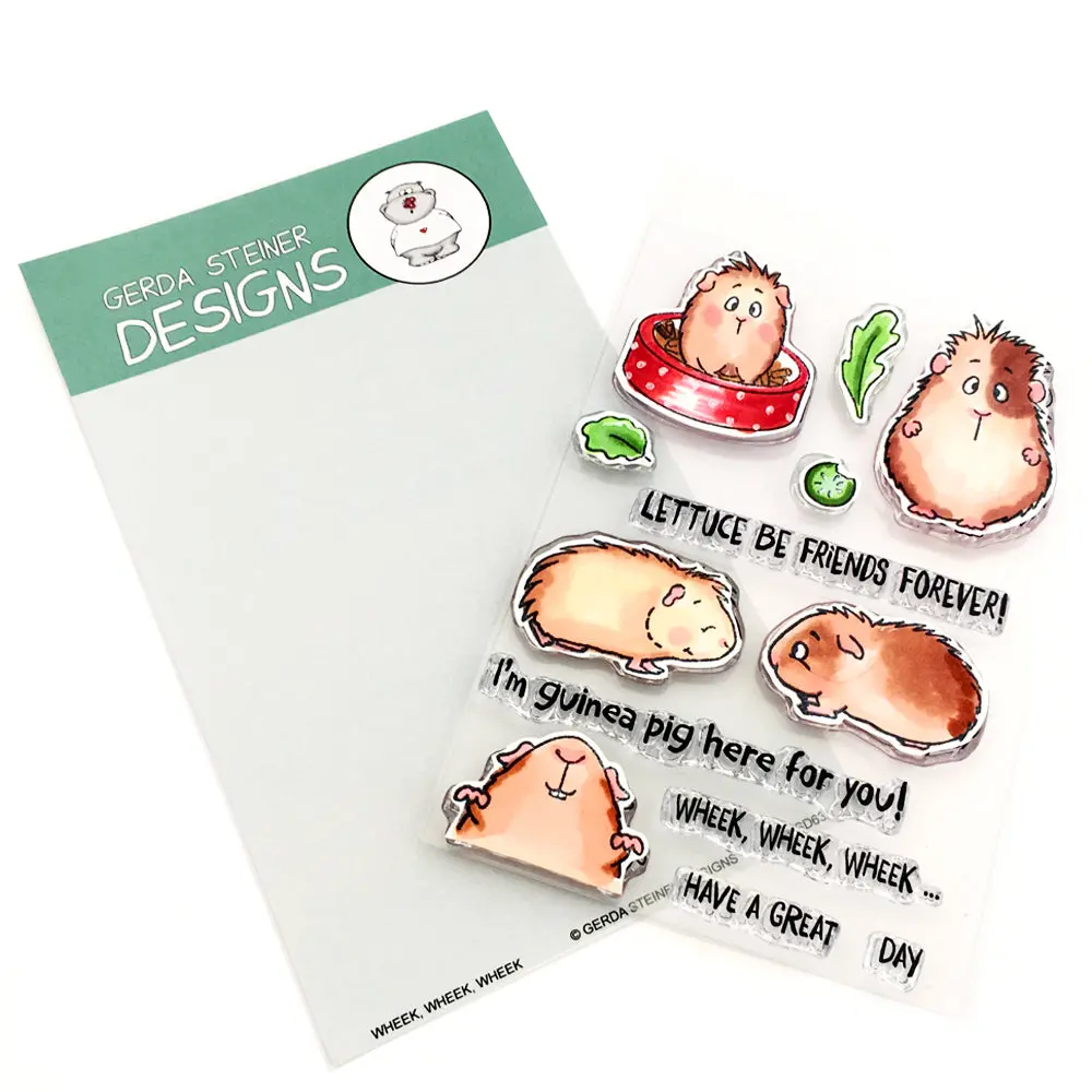 Wheek, Wheek, Wheek 4X6 Clear Stamp Set - Gsd633 1