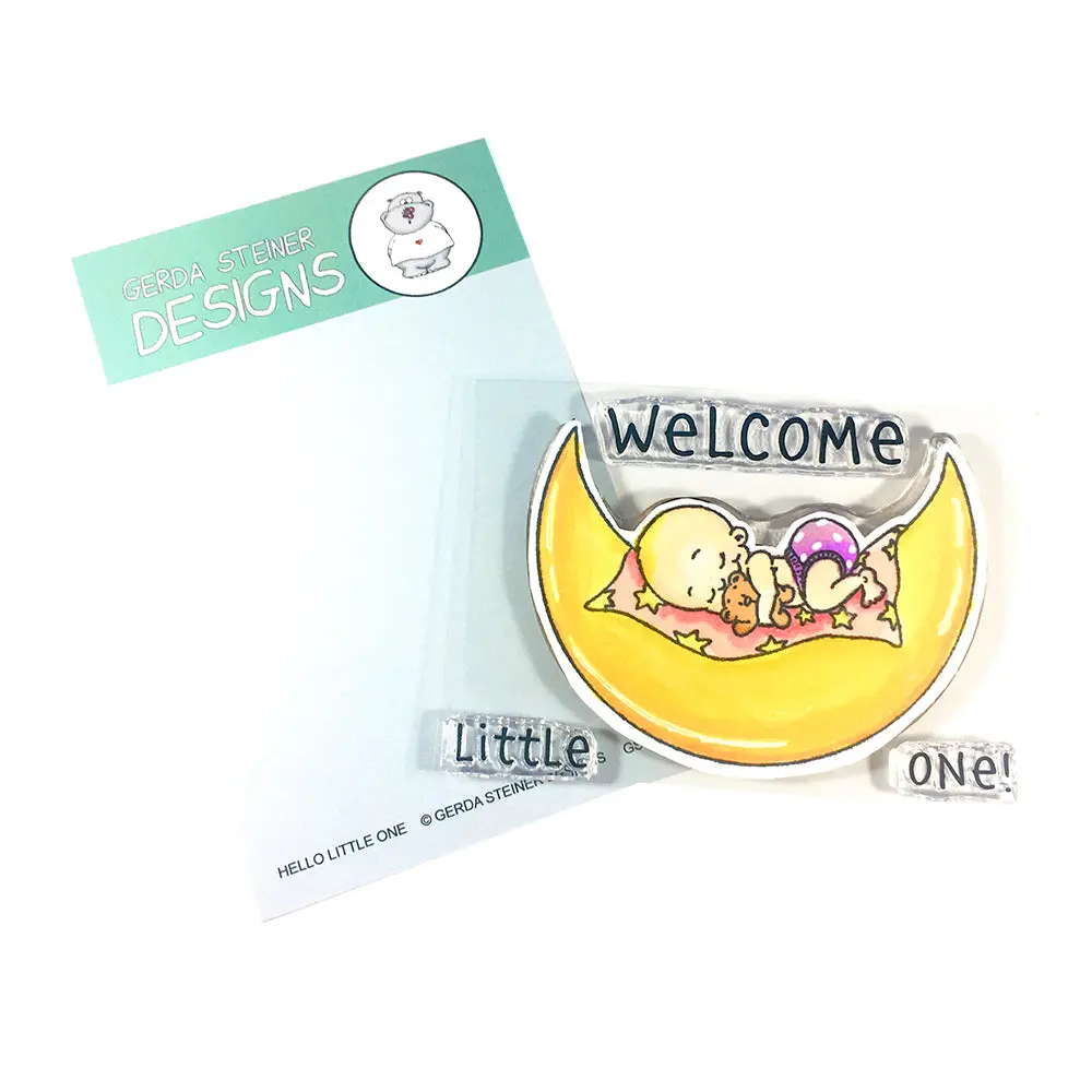 Hello Little One 3X4 Clear Stamp Set 1