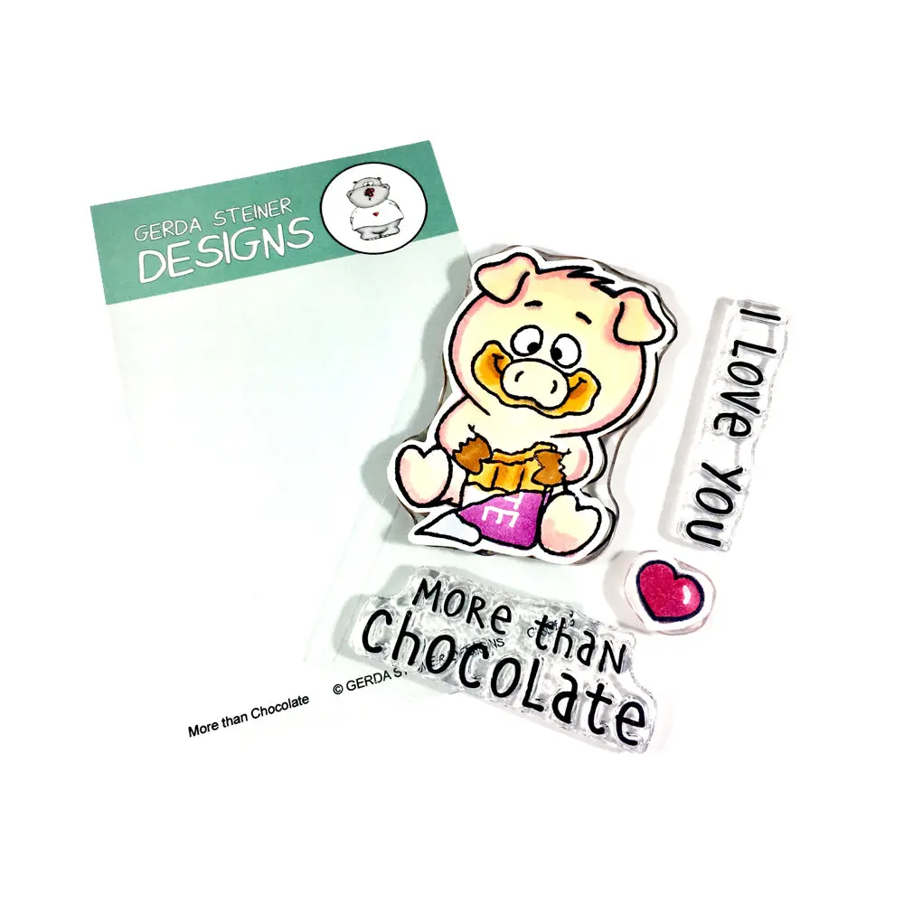More Than Chocolate 3X4 Clear Stamp Set - Gsd665 1