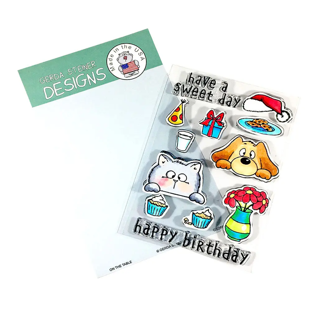 On The Table 4X6 Clear Stamp Set - Gsd668 1
