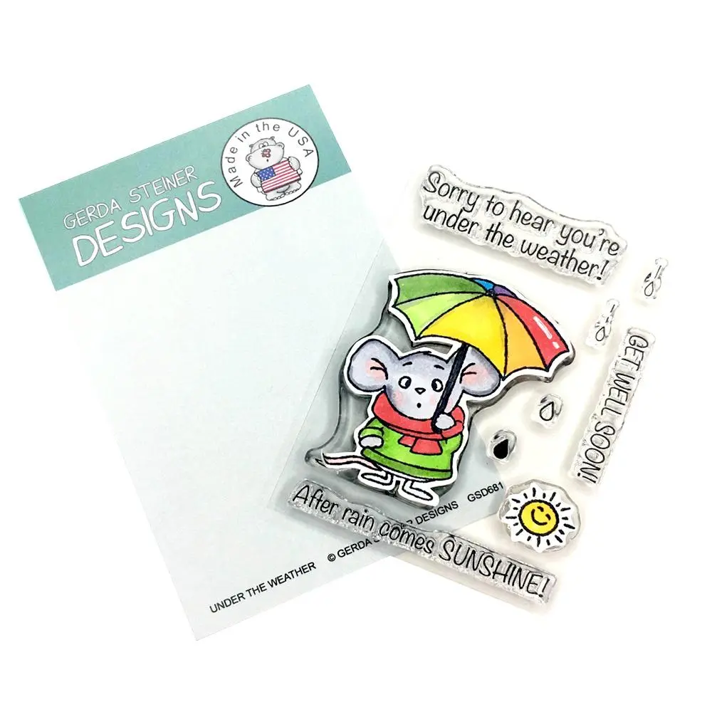Under The Weather 3X4 Clear Stamp Set 1