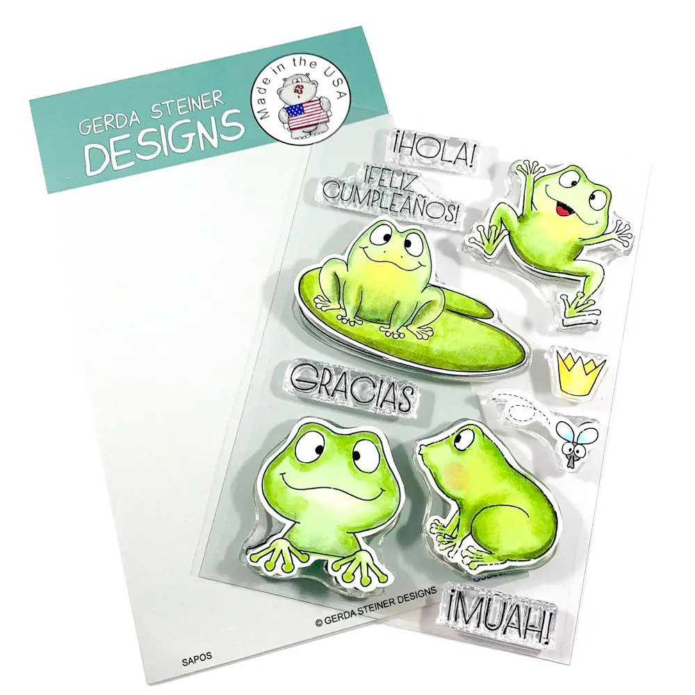 Sapos 4X6 Clear Stamp Set 1