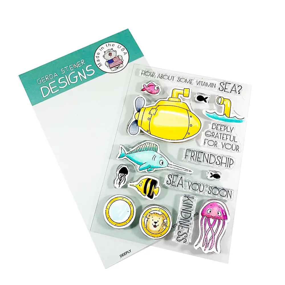 Deeply 4X6 Clear Stamp Set - Gsd694 1