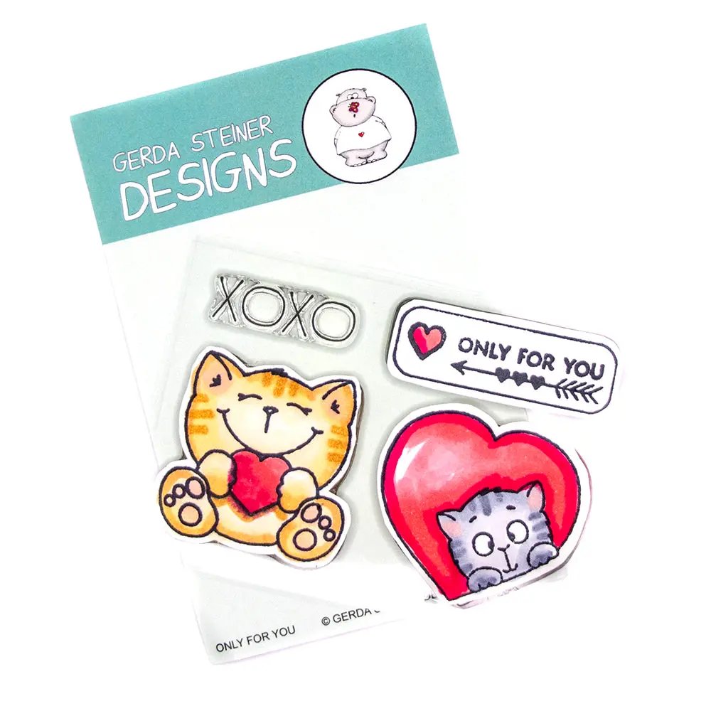 Only For You 3X4 Clear Stamp Set - Gsd717 1