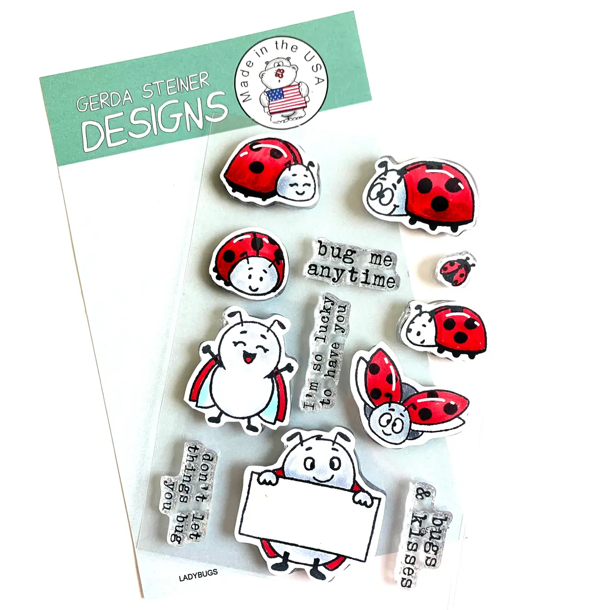 Ladybugs - 4X6 Clear Stamp - Gsd752 1