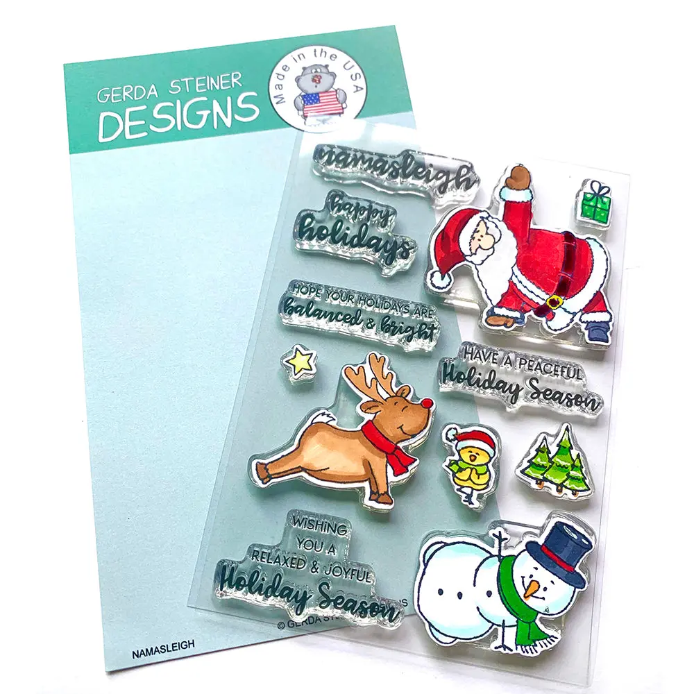Namasleigh 4X6 Clear Stamp Set - Gsd757 1