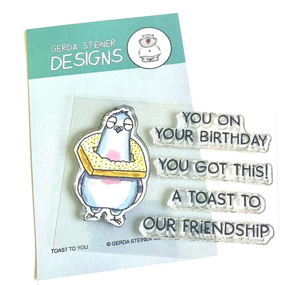 A Toast To You - 3X4 Clear Stamp Set - Gsd779 1