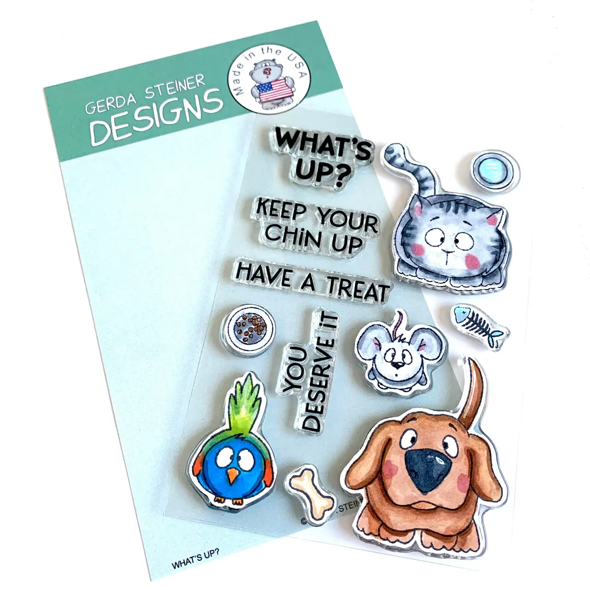What's Up? 4X6 Clear Stamp Set - Gsd780 1