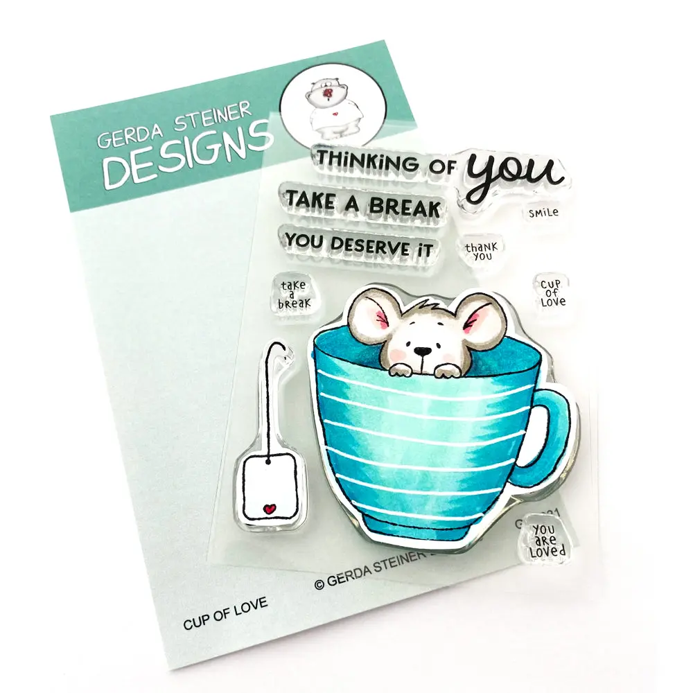 Cup Of Love 3X4 Clear Stamp Set - Gsd831 1