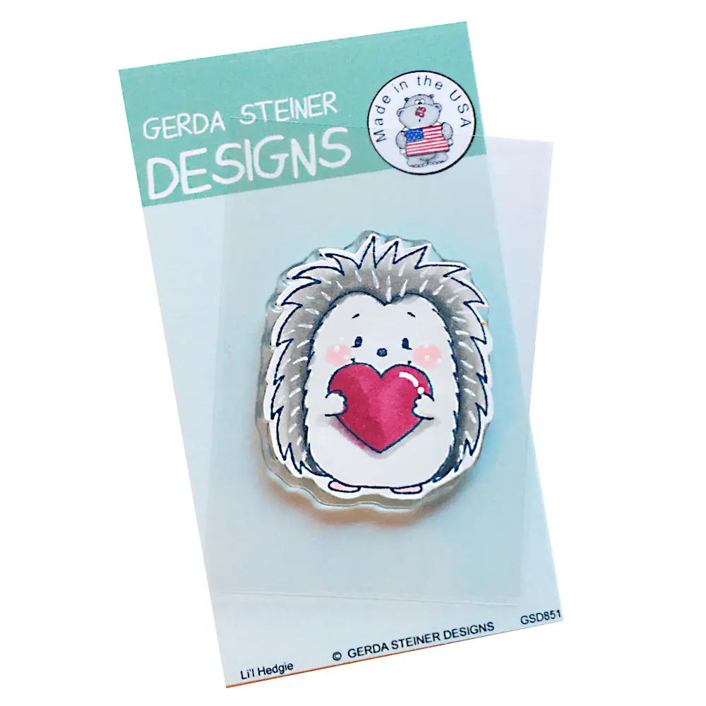 Li'l Hedgie 2X3 Clear Stamp Set - Gsd851 1