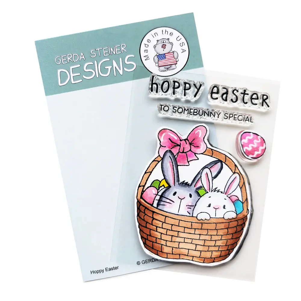 Hoppy Easter - 3X4 Clear Stamp Set - Gsd852 1