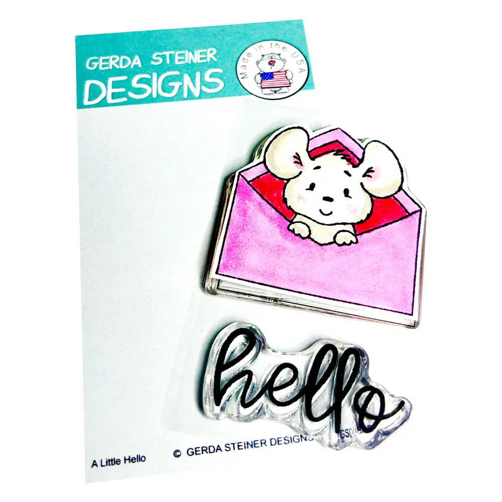 A Little Hello - 2X3 Clear Stamp 1