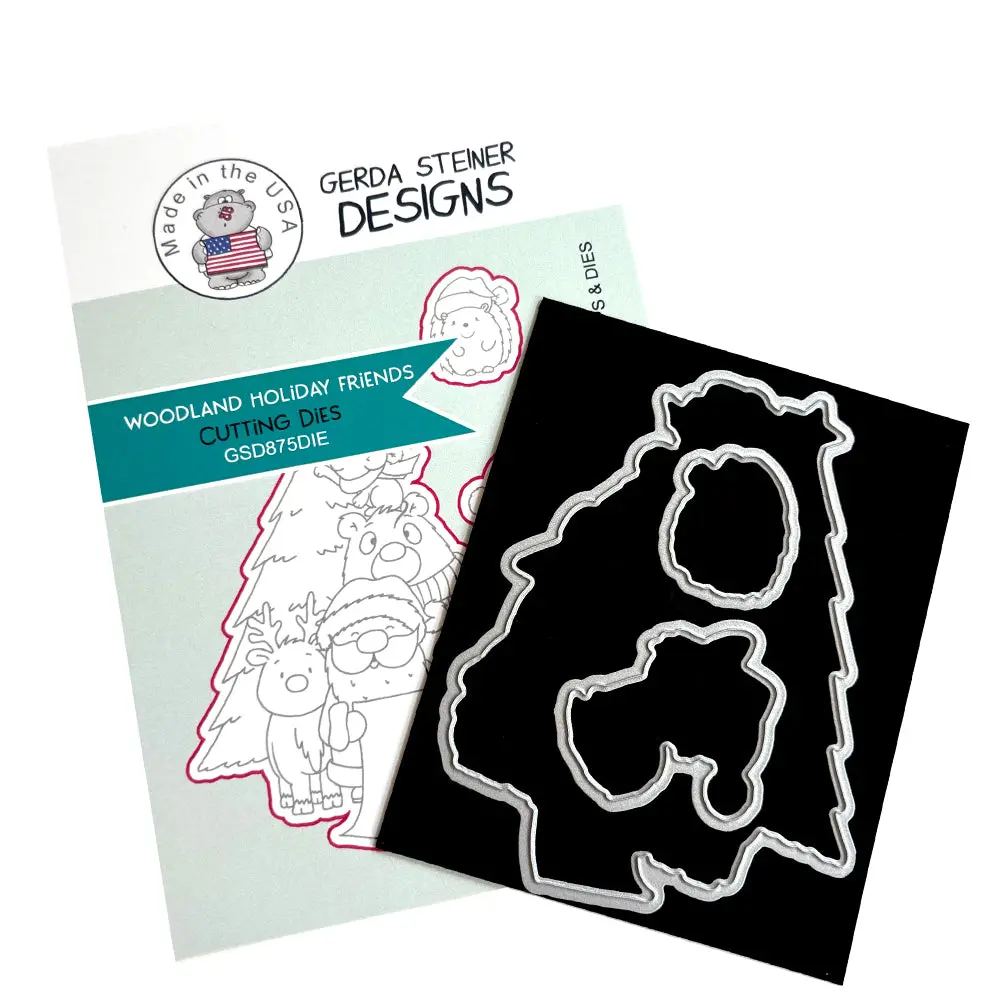 Woodland Holiday Friends - Die Cuts - Gsd875die 1