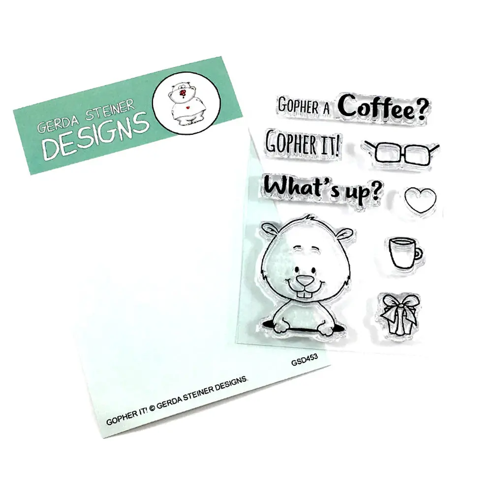 Gopher It! 3X4 Clear Stamp Set - Gsd453 1