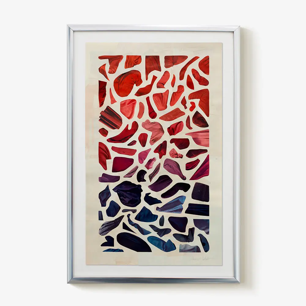 "Gradient, Red To Blue" 1