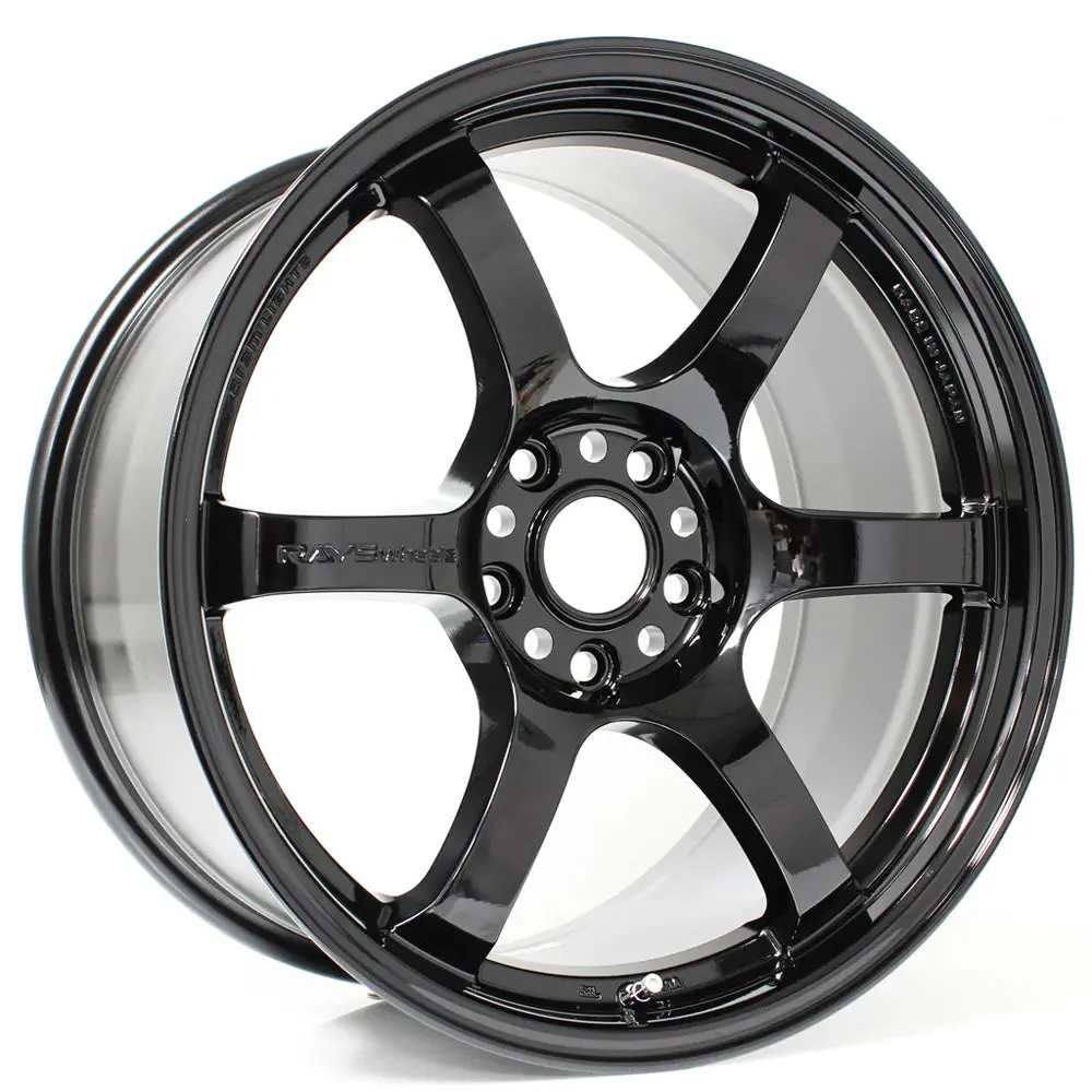 Rays Gram Lights 57Dr Wheels - Gloss Black 18X9.5 / 5X114 / +38 2