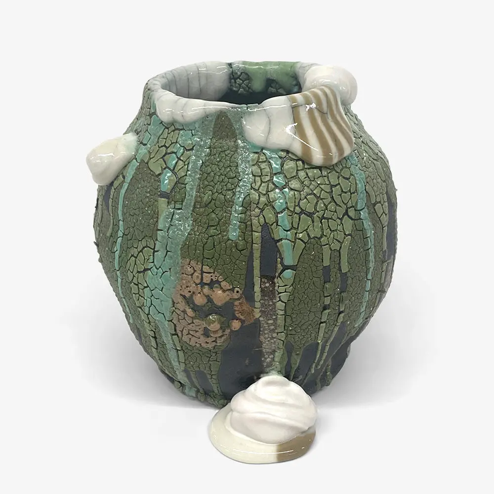 Reticule Series: Green Lichen 1