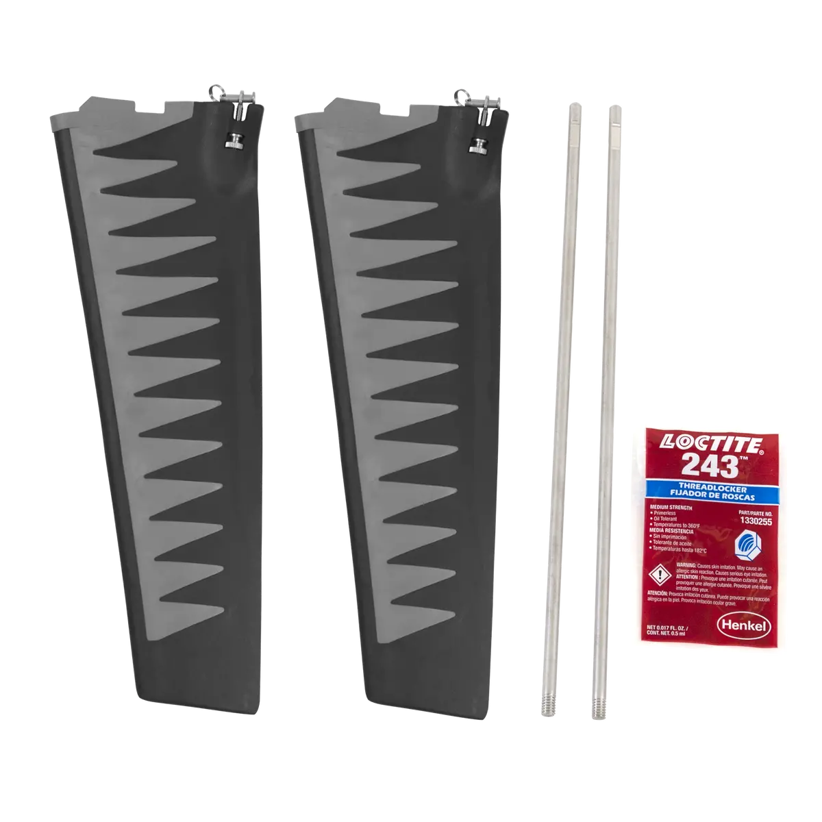 Hobie Mirage St Turbo Fin Kit - V2 Gray 1