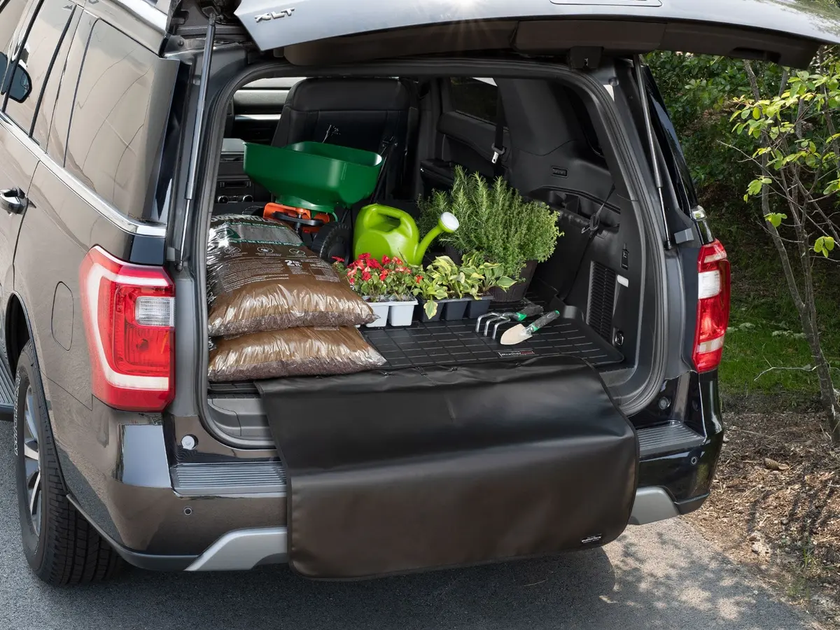 Alfombra Weathertech Para Ford Expedition Y Lincoln Navigator 2018+ Cargo Liner Para El Baúl En Color Negro. 2